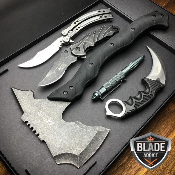 8 PC SPECTRUM BATTLE KNIFE SET – HYPER BLADES