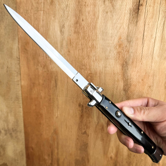 13 Big Boy Auto Italian Stiletto Switch Blade (MASSIVE KNIFE