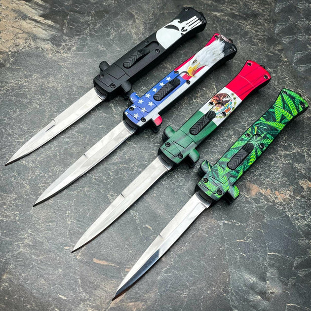 9 OTS Stiletto, 9 OTS stiletto for just 💲1️⃣0️⃣! Lots of style's to  choose from. Get one here 👉 perryknifeworks.com/milano/, By Perry  Knifeworks