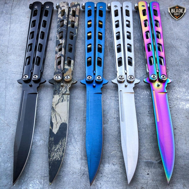 8.75 Fantasy Chain Tactical Balisong Butterfly Knife