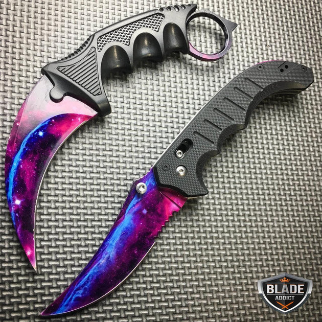 CSGO galaxy set knives, my personal favorite is the galaxy karambit knife.  : r/mallninjashit