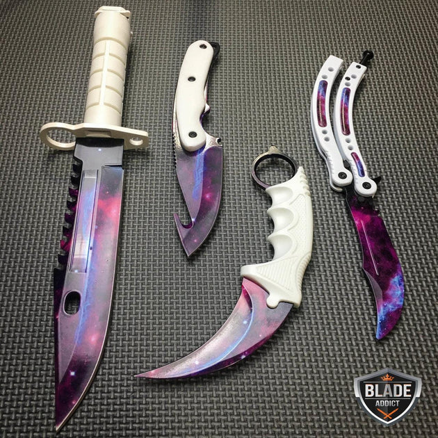 http://www.bladeaddict.com/cdn/shop/products/bladeaddictknives-csgo-4-pc-white-galaxy-fixed-blade-hunting-knife-guthook-balisong-butterfly-bayonet-karambit-collection-1668268654619_1200x630.jpg?v=1647626051