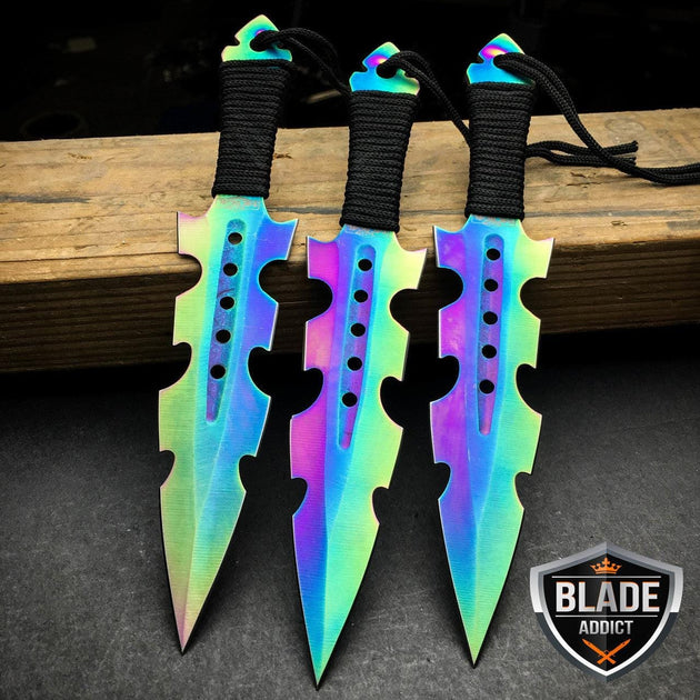 3 PC RAINBOW NINJA KUNAI – HYPER BLADES