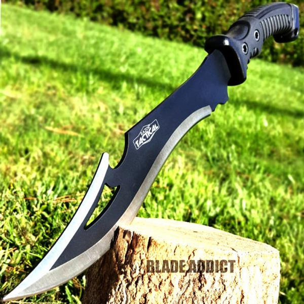 10 Green Tactical HUNTING KNIFE FIXED BLADE SWORD MACHETE THROWING Pocket  Karambit Ninja Knife Set