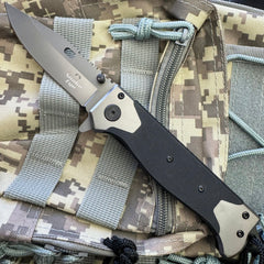 Snake Eyes Survivor Spring Assisted Pocket Knife