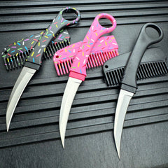 Karambit Dapper Defender Self Defense Brush Comb Knife