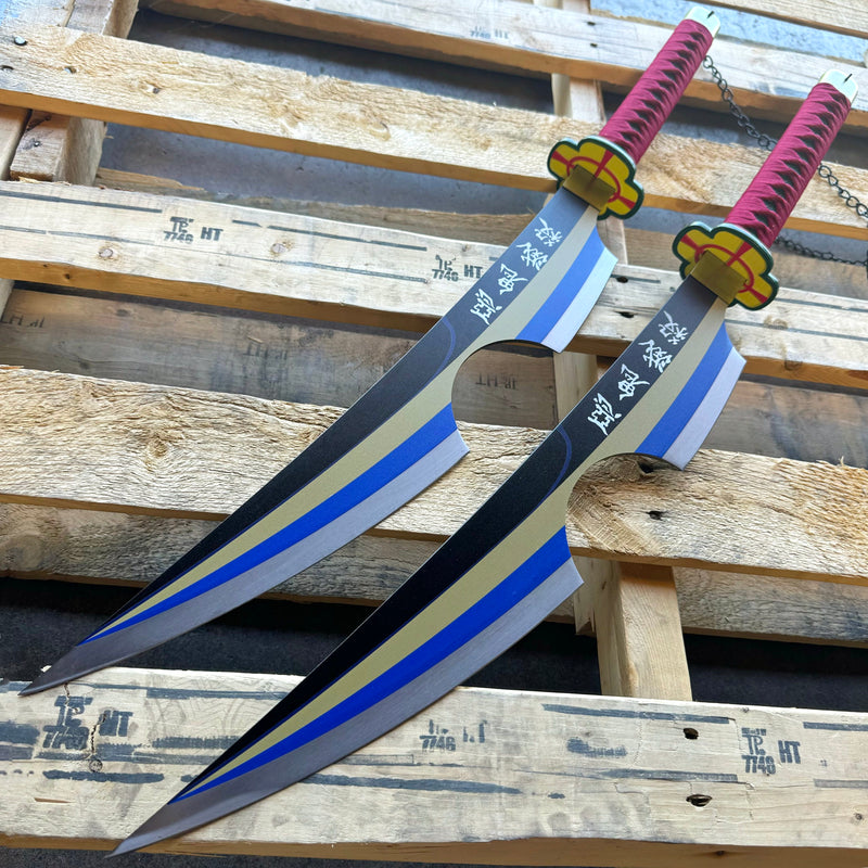 Tengen Uzui Nichirin Sword (2 Pieces Metal)