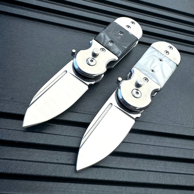 Mini Auto Swirl Pocket Knife