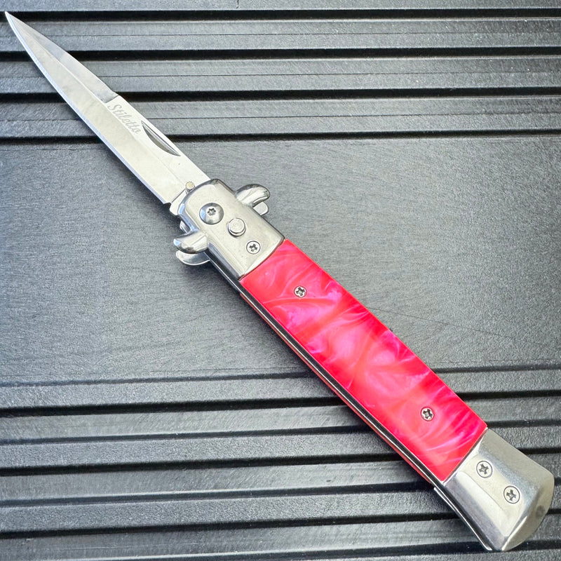 Pink Classic Stiletto Switch Blade New