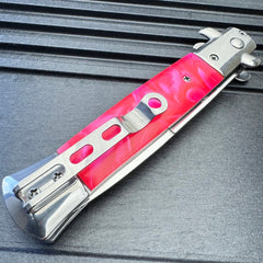 Pink Classic Stiletto Switch Blade New