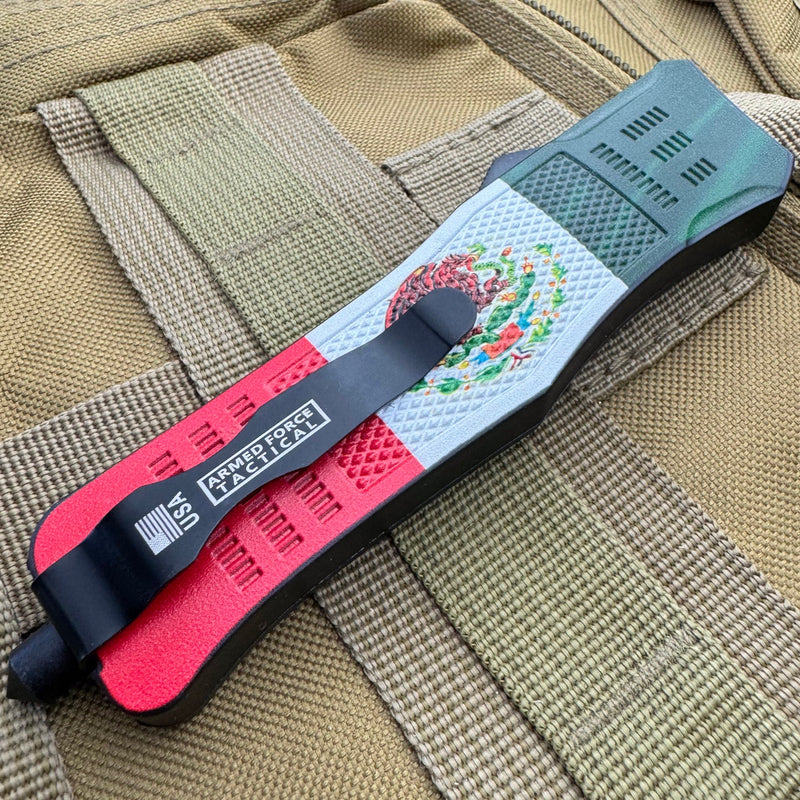 9" Mexico Flag OTF