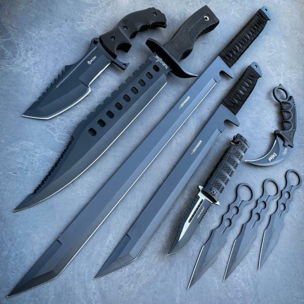 https://www.bladeaddict.com/cdn/shop/products/blade-addict-tactical-set-9pc-black-tactical-fixed-blade-sword-machete-axe-hatchet-karambit-knife-set-29031780024519.jpg?v=1647568445