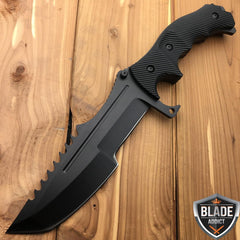 CSGO Huntsman Fixed Blade - Black - BLADE ADDICT