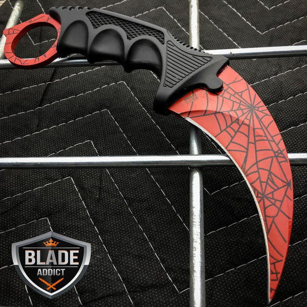 CSGO Karambit Fixed Blade Crimson Web