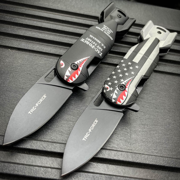 Shark Bomber OTF Automatic Knife And Sheath